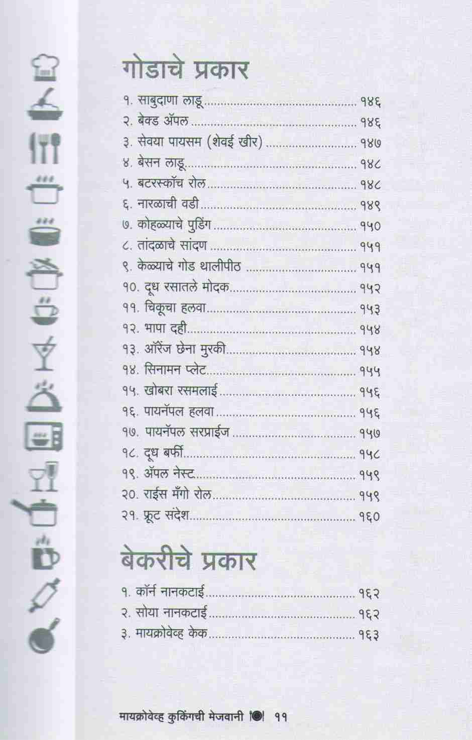Microwave cookingchi Mejwani ( मायक्रोवेव्ह कुकिंगची मेजवानी ) by Vishnu Manohar ( विष्णू मनोहर )
