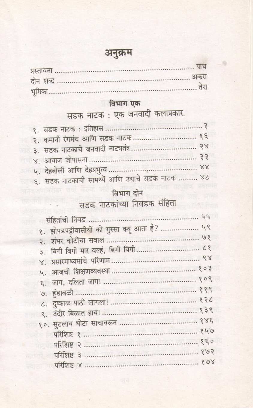 Sadak Natak ( सडक नाटक by Avinash Kadam ( अविनाश कदम )