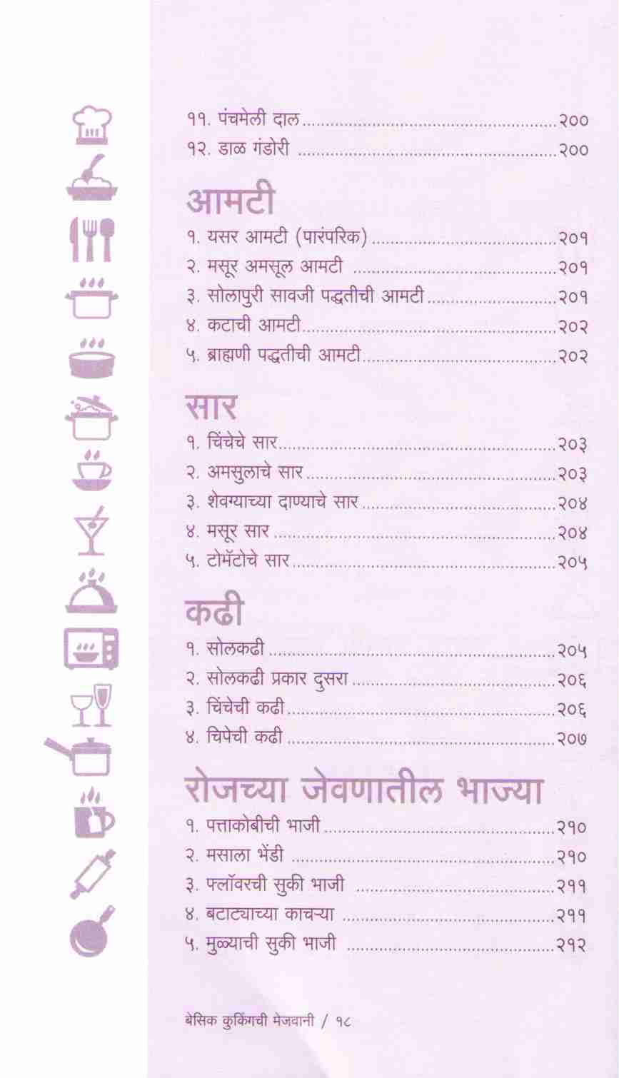 Basic Cookingchi Mejwani : Veg. & Non Veg. ( बेसिक कुकिंगची मेजवानी : व्हेज - नॉनव्हेज ) by Vishnu Manohar ( विष्णू मनोहर )