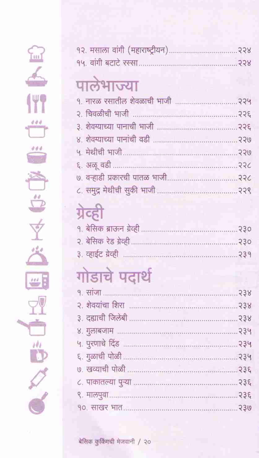 Basic Cookingchi Mejwani : Veg. & Non Veg. ( बेसिक कुकिंगची मेजवानी : व्हेज - नॉनव्हेज ) by Vishnu Manohar ( विष्णू मनोहर )