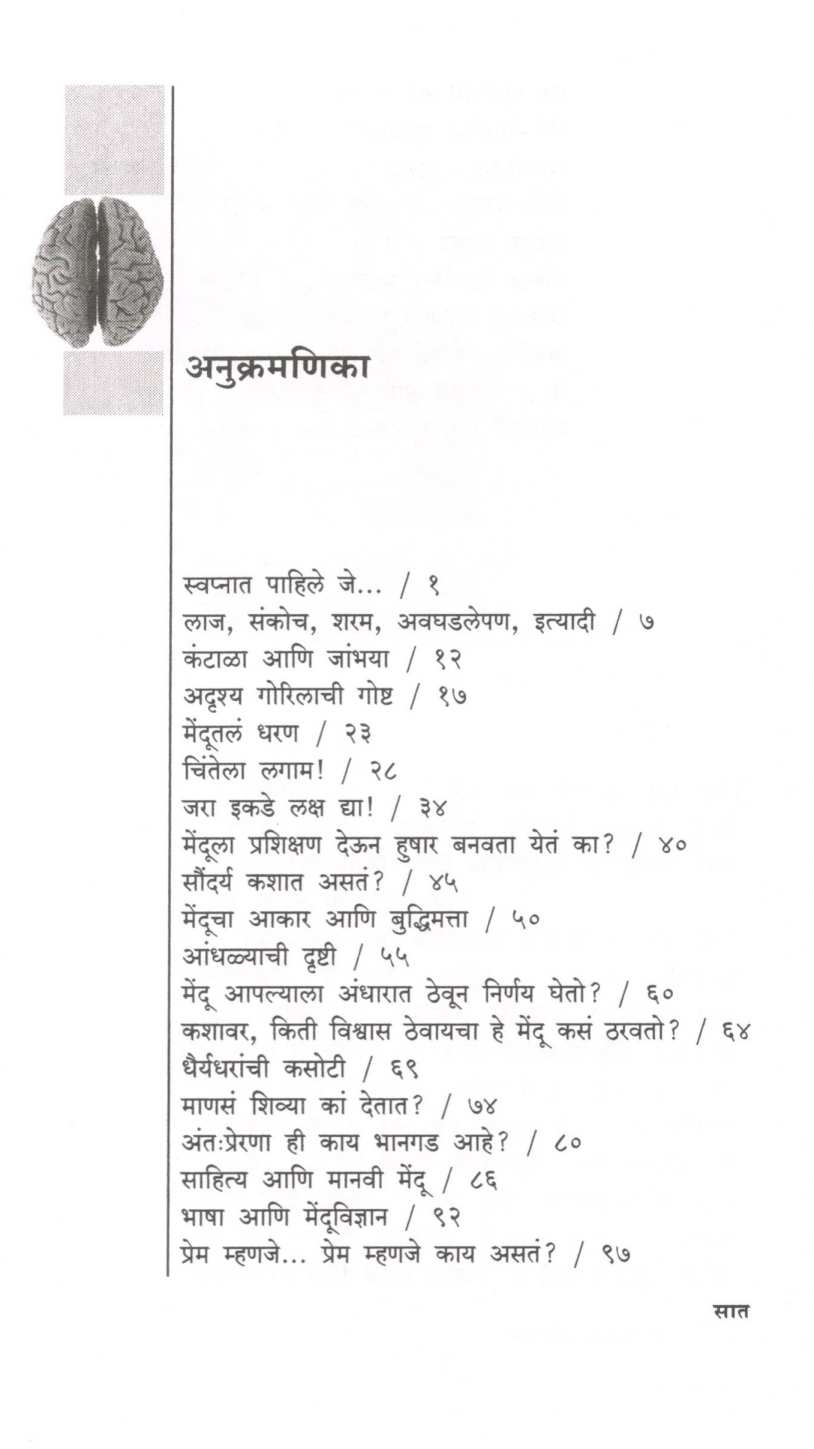 Menduchya Manat ( मेंदूच्या मनात ) by Subodh Jawadekar ( सुबोध जावडेकर )