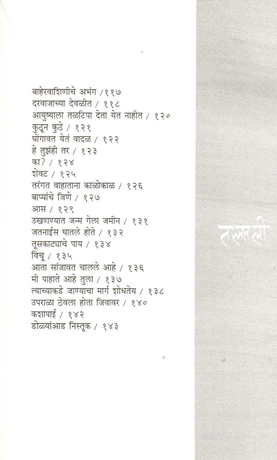 Talkhali ( तल्खली ) by Maya Pandit ( माया पंडित )