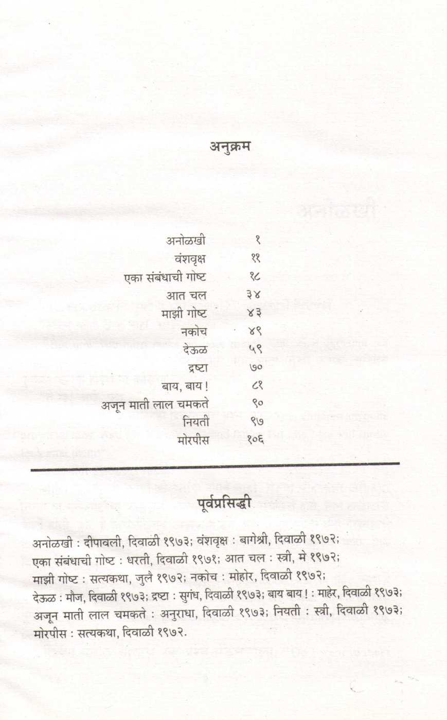 Anolakhi ( अनोळखी ) by Vijaya Rajadhyaksha ( विजया राजाध्यक्ष )