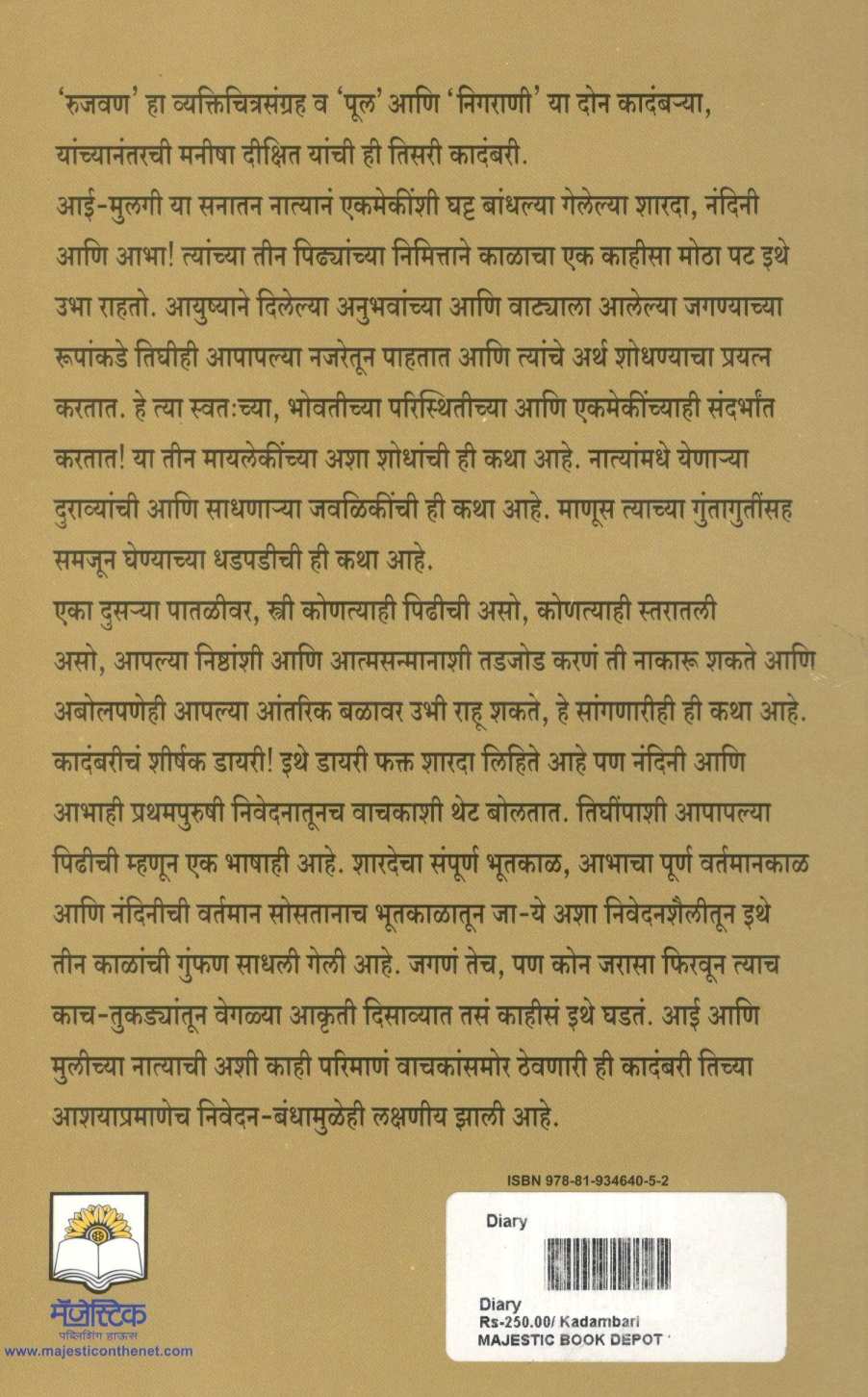 Diary ( डायरी ) by Manisha Dixit ( मनीषा दीक्षित )