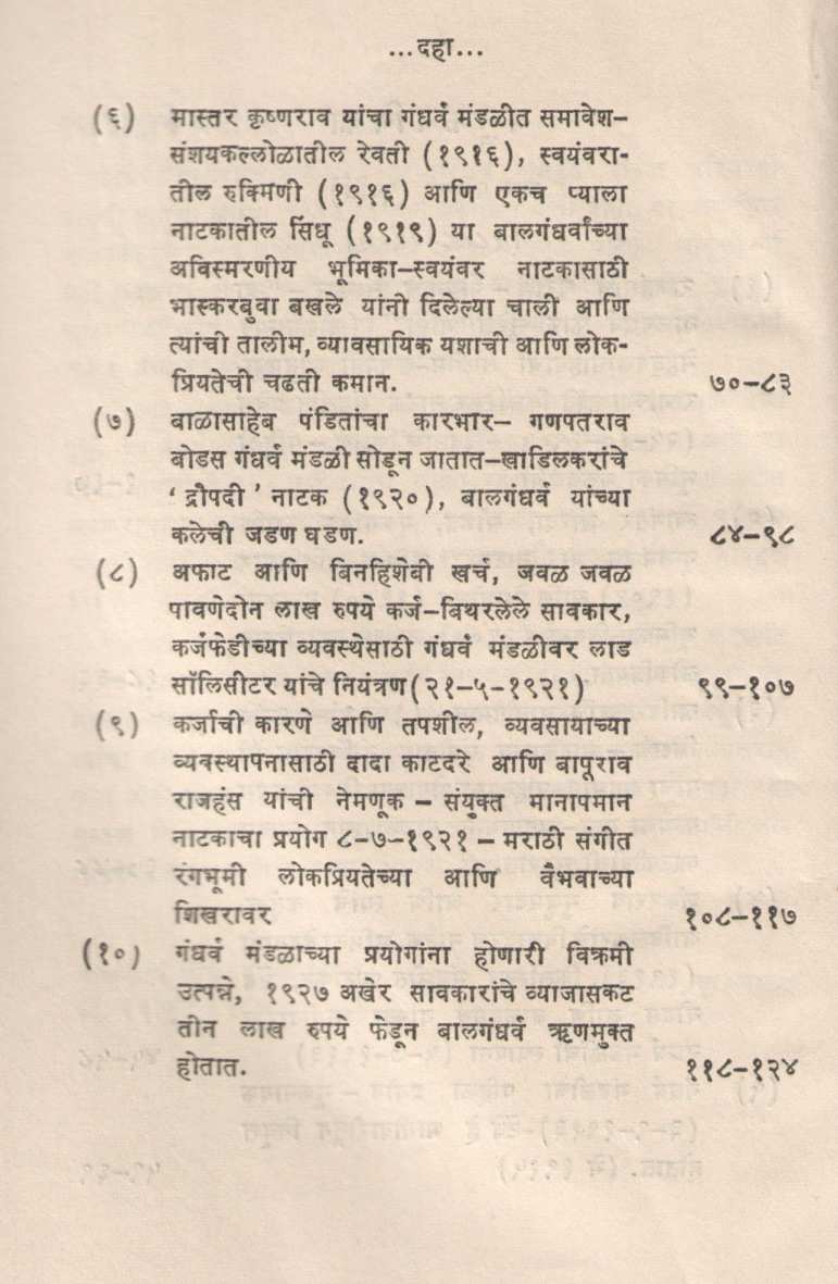Balgandharv : Vyakti Ani Kala ( बालगंधर्व : व्यक्ती आणि कला ) by Vasant Desai ( वसंत देसाई )