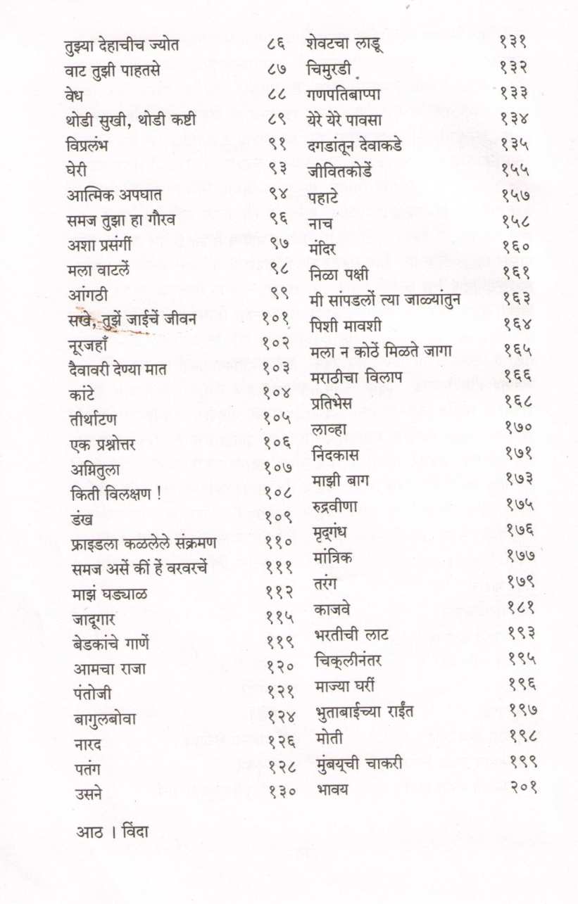 Vinda : Vinda Karandikar Yanchi Samagra Kavita ( विंदा : विंदा करंदीकर यांची समग्र कविता ) by Vinda Karandikar ( विंदा करंदीकर )