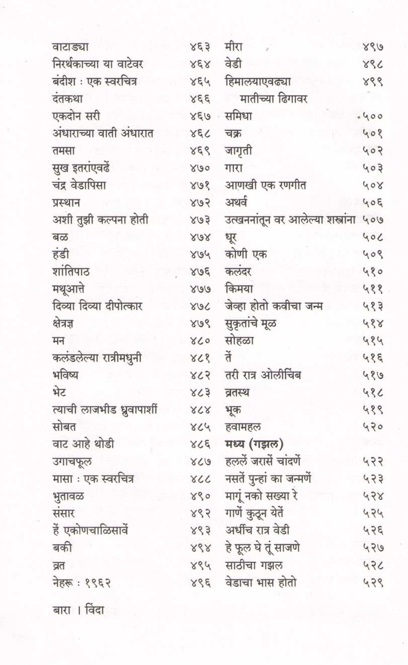 Vinda : Vinda Karandikar Yanchi Samagra Kavita ( विंदा : विंदा करंदीकर यांची समग्र कविता ) by Vinda Karandikar ( विंदा करंदीकर )