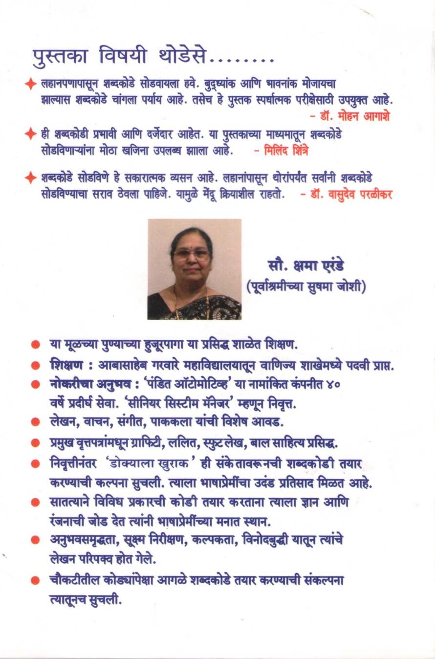 Dokyala Khurak - Part 1 ( डोक्याला खुराक - भाग १ ) by Kshama Erande ( क्षमा एरंडे )