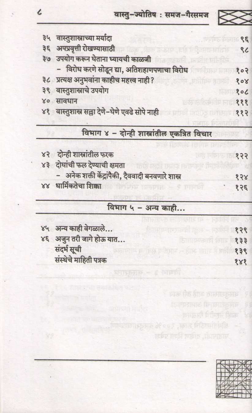 Vastu - Jyotisha Samaj - Gairsamaj ( वास्तु - ज्योतिष समज - गैरसमज ) by Dhundiraj Pathak ( धुंडिराज पाठक )