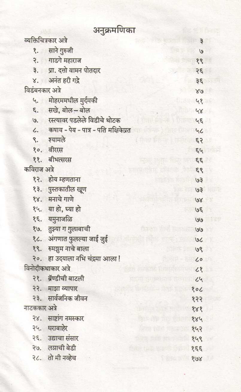 Nivadak Atre ( निवडक अत्रे ) by Bal Samant ( बाळ सामंत )