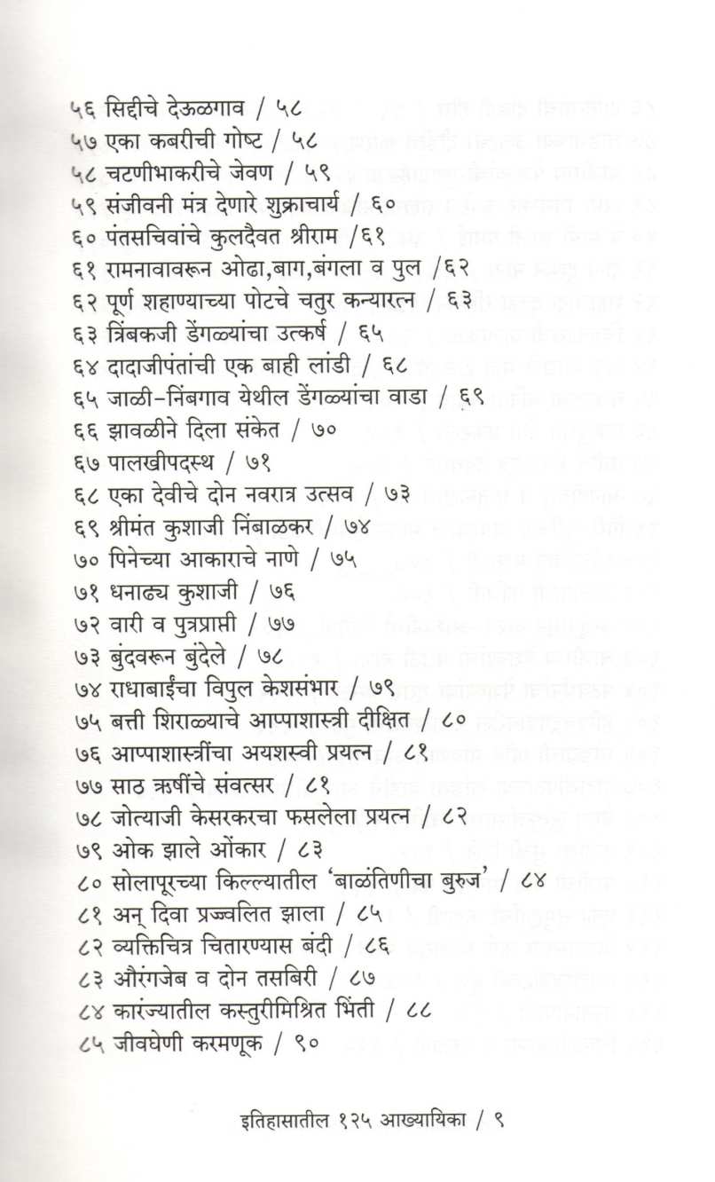 Itihasatil 125 Akhyayika ( इतिहासातील १२५ आख्यायिका ) by Mahesh Tendulkar ( महेश तेंडुलकर )
