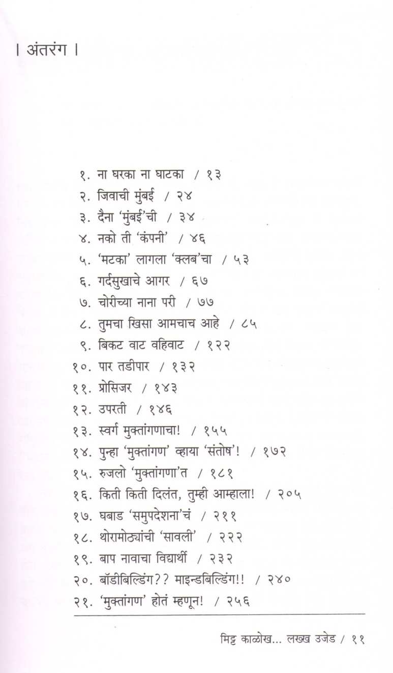 Mitta Kalokh Lakkha Ujed ( मिट्ट काळोख लख्ख उजेड ) by Sumedh Wadawala ( Risbud ) ( सुमेध वडावाला ( रिसबूड ) )