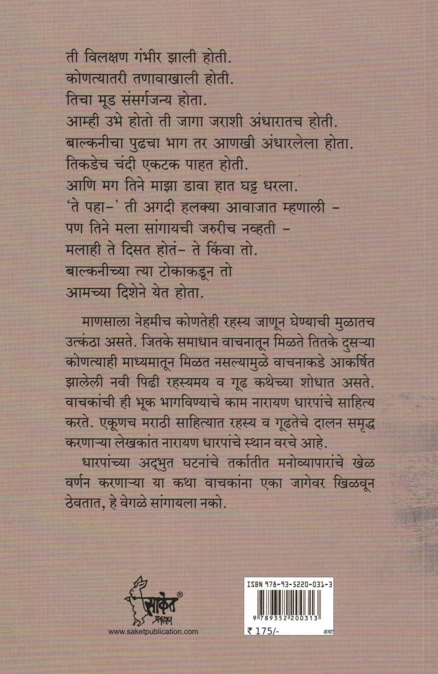Palti Zade ( पळती झाडे ) by Narayan Dharap ( नारायण धारप )