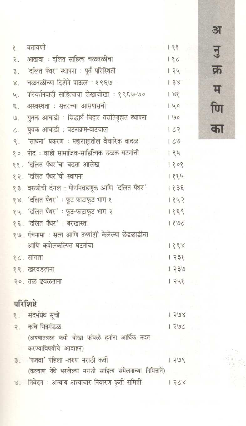 Dalit Panther ( दलित पँथर : अधोरेखित सत्य ) by Arjun Dangle ( अर्जुन डांगळे )