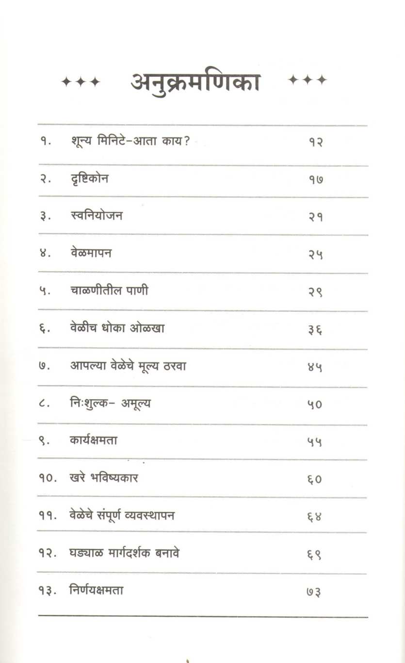 Veleche Vyavsthapan ( वेळेचे व्यवस्थापन ) by Prasad Dhapare ( प्रसाद ढापरे )