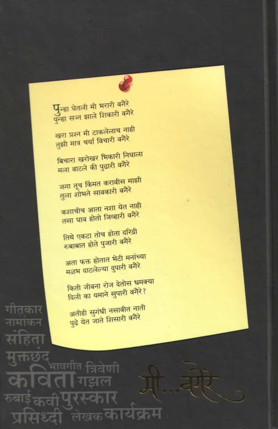 Me Vagaire ( मी... वगैरे ) by Vaibhav Joshi ( वैभव जोशी )