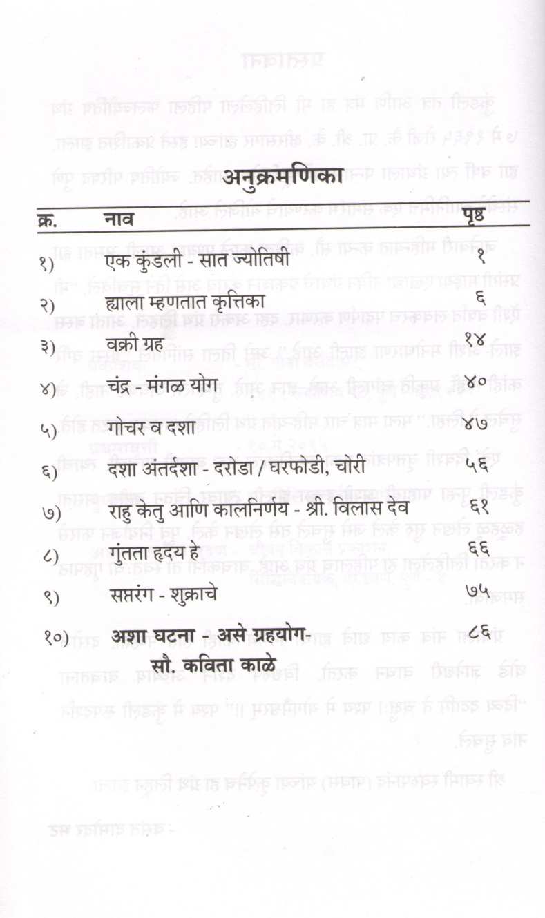 Kundali - Rupdarshan ( कुंडली - रूपदर्शन ) by V. D. Bhat ( व. दा. भट )