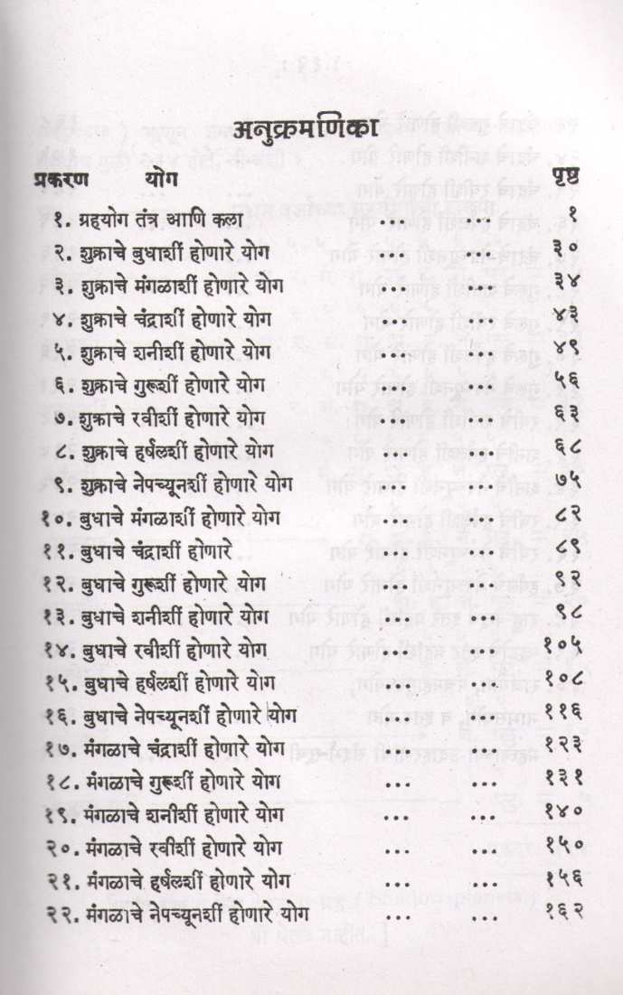 Phaljyotishatil Samgra Grahyog ( फलज्योतिषांतील समग्र ग्रहयोग ) by V. D. Bhat ( व. दा. भट )