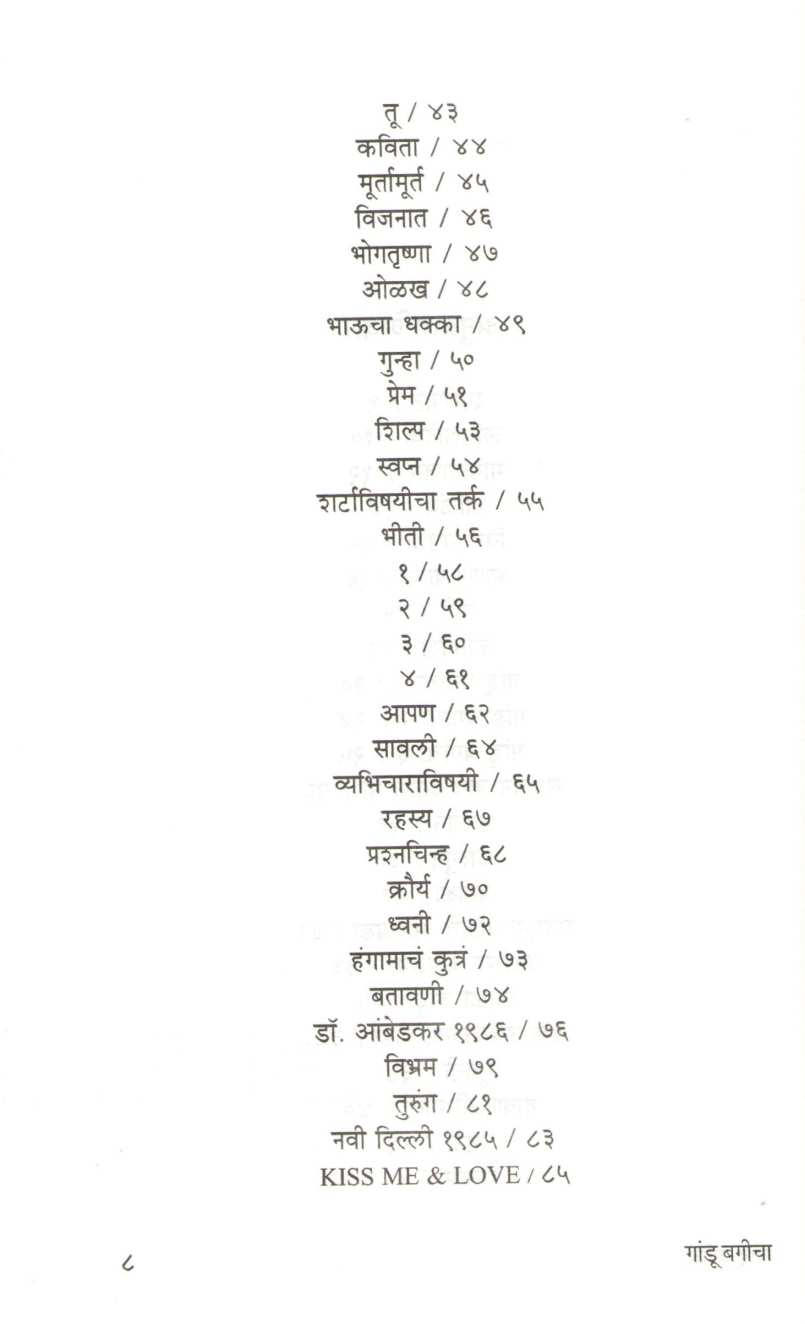 Gandu Bagicha ( गांडू बगीचा ) by Namdev Dhasal ( नामदेव ढसाळ )
