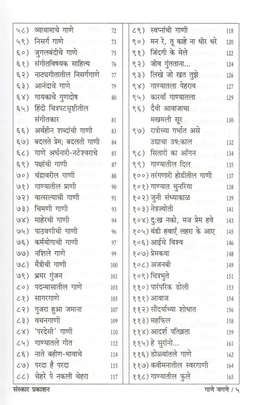 Gane Jagane ( गाणे जगणे ) by Kiran Phatak ( किरण फाटक )