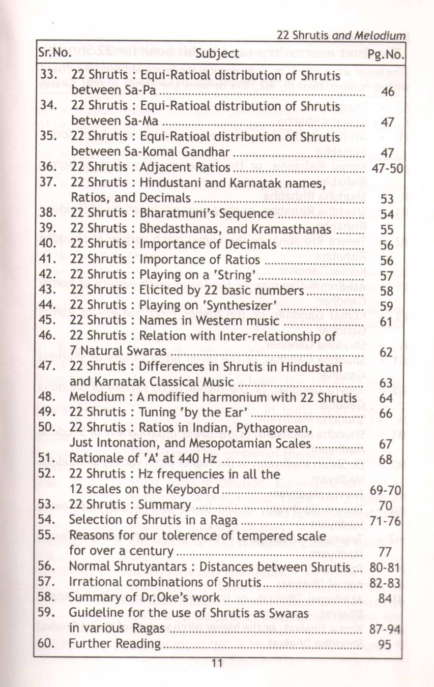 22 Shrutis And Melodium ( 22 Shrutis And Melodium ) by Dr. Vidyadhar Oak ( डॉ. विद्याधर ओक )
