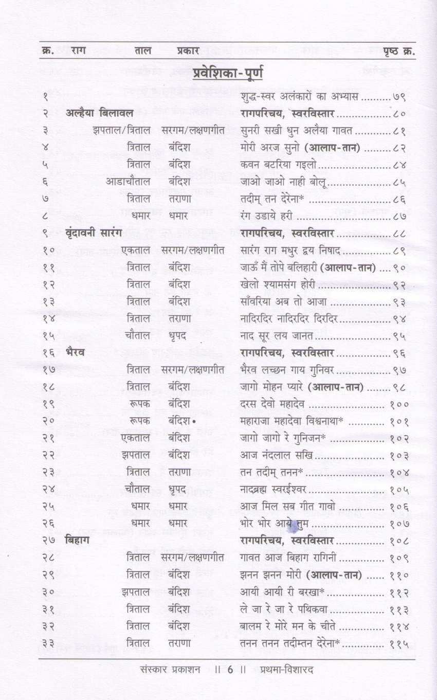 Prathama Visharad - Part 1  (Praveshika) ( प्रथमा विशारद - भाग १ (प्रवेशिका) ) by Prasad Kulkarni ( प्रसाद कुलकर्णी )