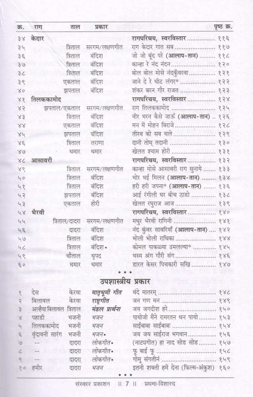 Prathama Visharad - Part 1  (Praveshika) ( प्रथमा विशारद - भाग १ (प्रवेशिका) ) by Prasad Kulkarni ( प्रसाद कुलकर्णी )