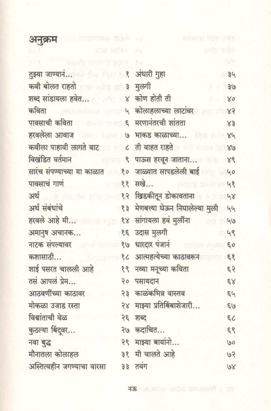 Vidhwansachya Vedivar Chadhanyadhi ( विध्वंसाच्या वेदीवर चढण्याआधी ) by Neeraja ( नीरजा )