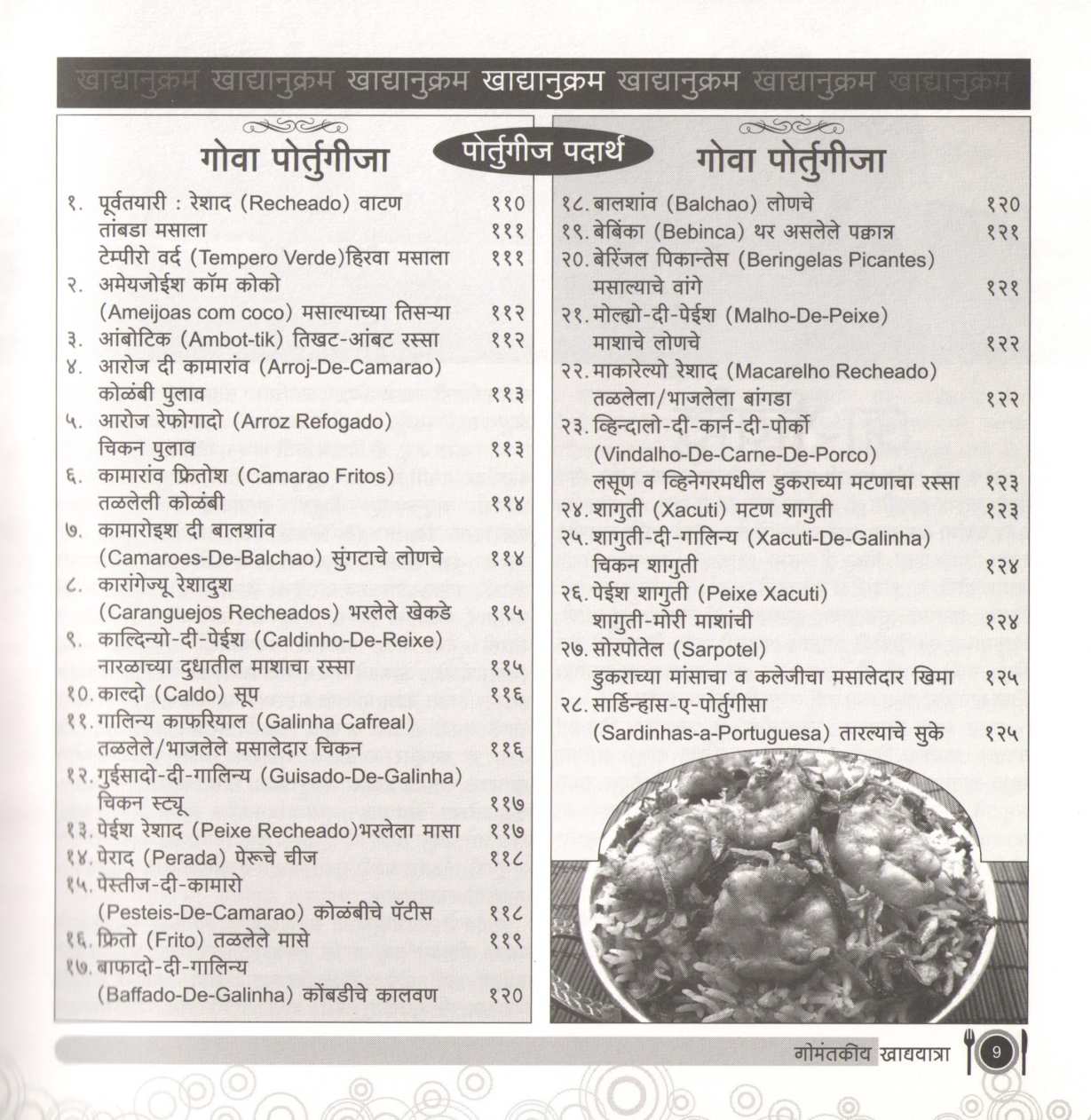 Gomantkiy Khadyayatra ( गोमंतकीय खाद्ययात्रा ) by Dnyanda Naik ( ज्ञानदा नाईक )