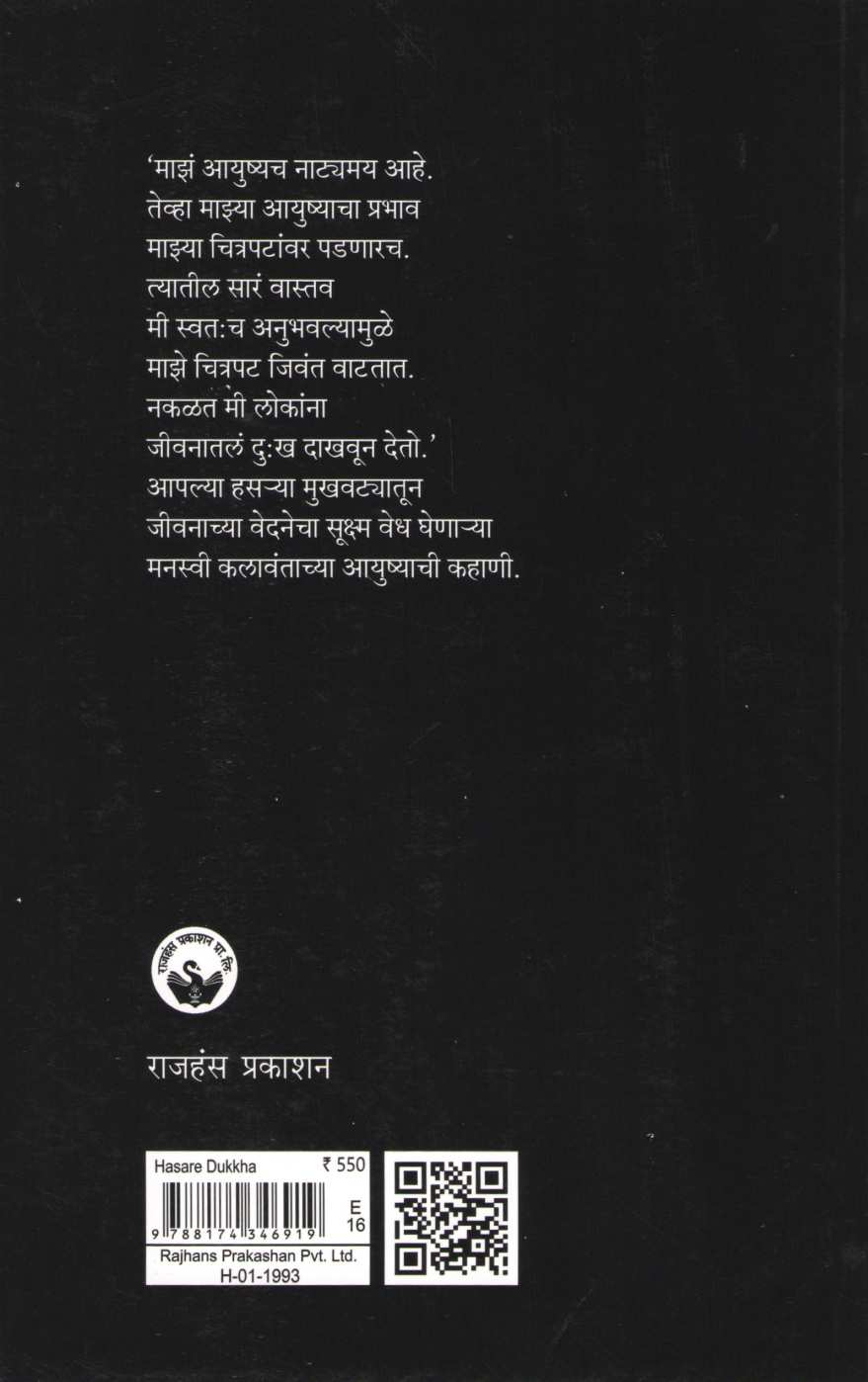 Hasare Dukkha ( हसरे दुःख ) by B. D. Kher ( भा. द. खेर )