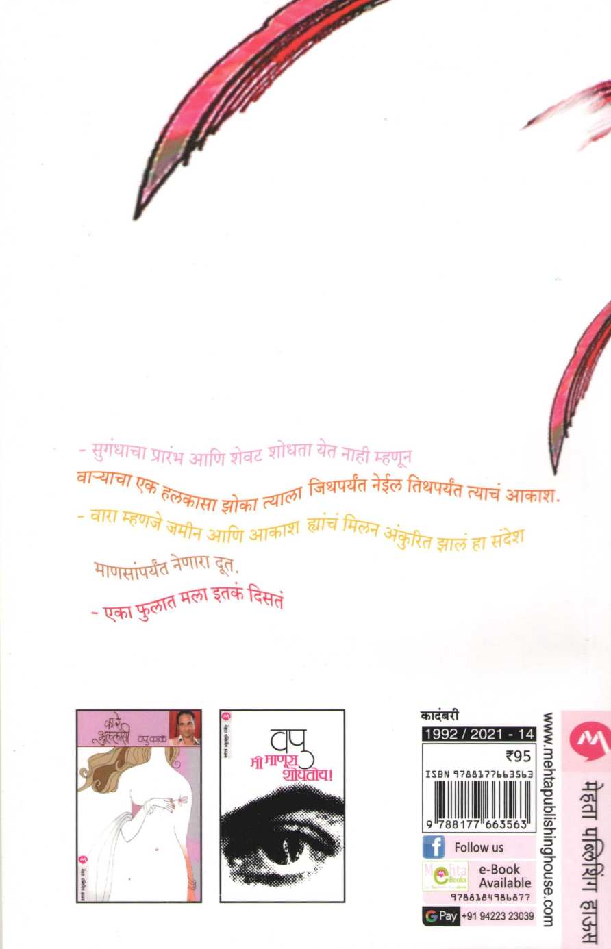 Tu Bhramat Ahasi Vaya ( तू भ्रमत आहासी वाया ) by V. P. Kale ( व. पु. काळे )