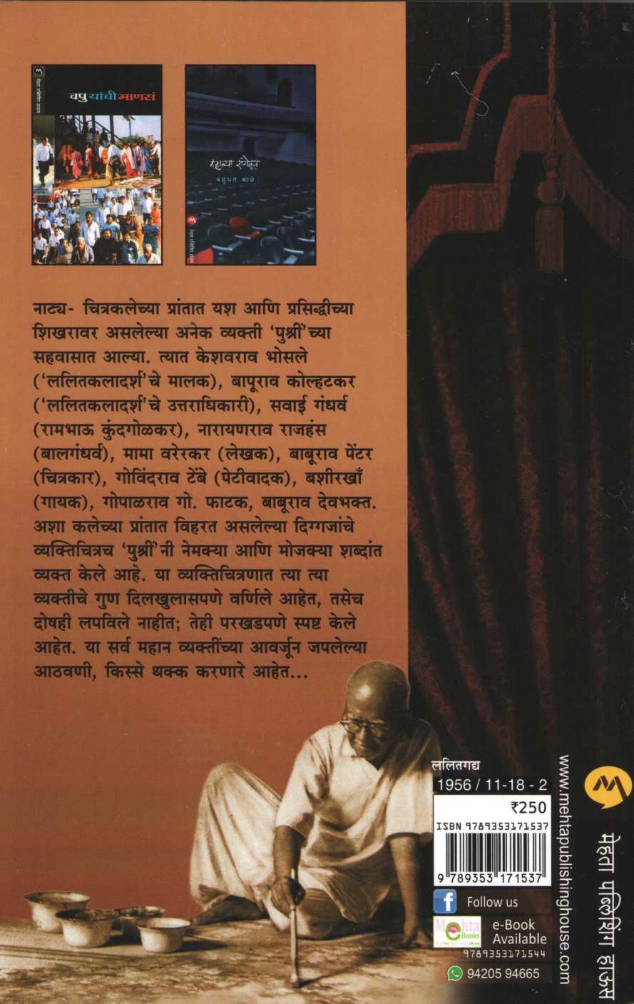 Lalitkalecha Sahawasat ( ललितकलेच्या सहवासात ) by P. S. Kale ( पु. श्री. काळे )