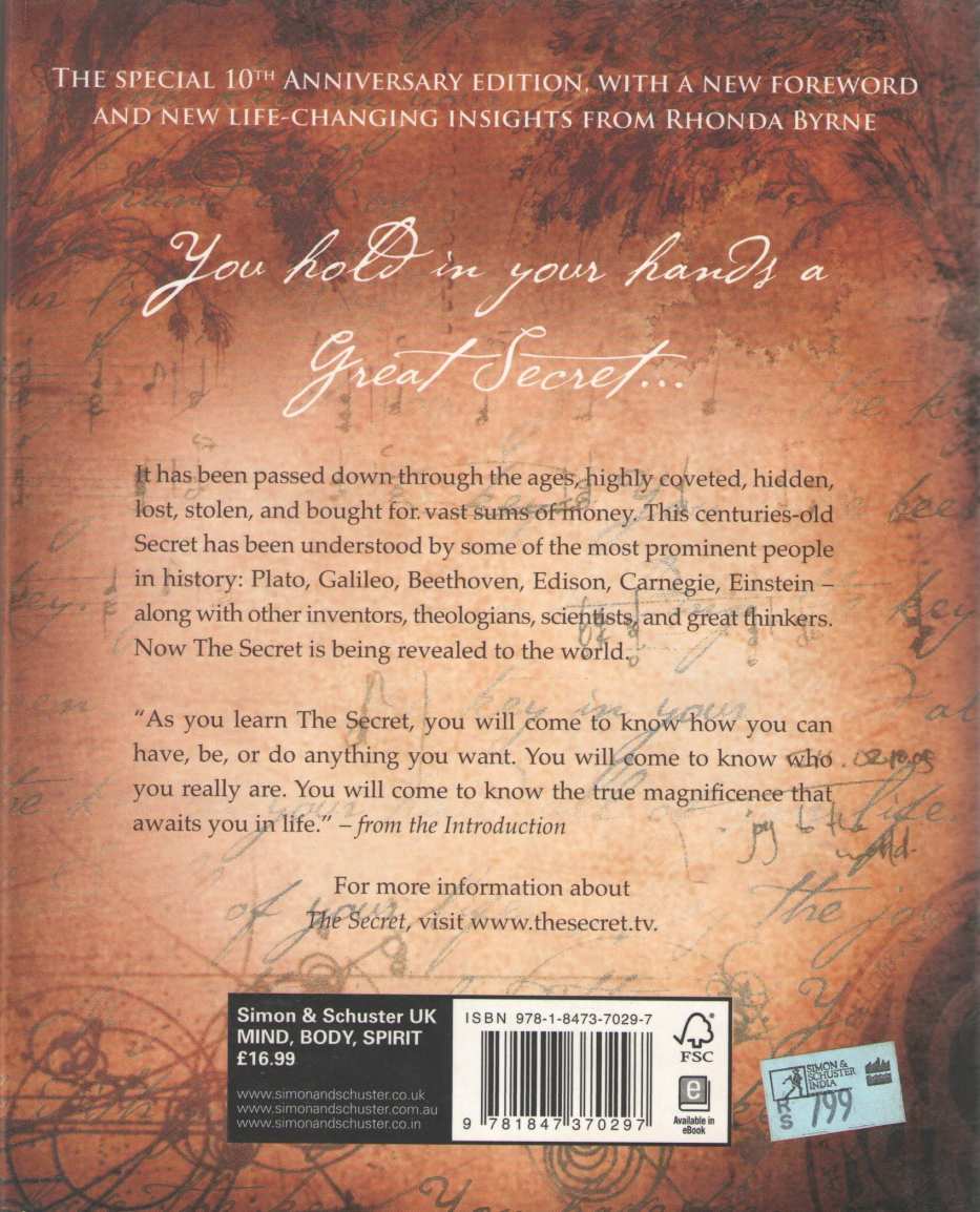 The Secret (English) ( The Secret (English) ) by Rhonda Byrne ( रॉन्डा बर्न )