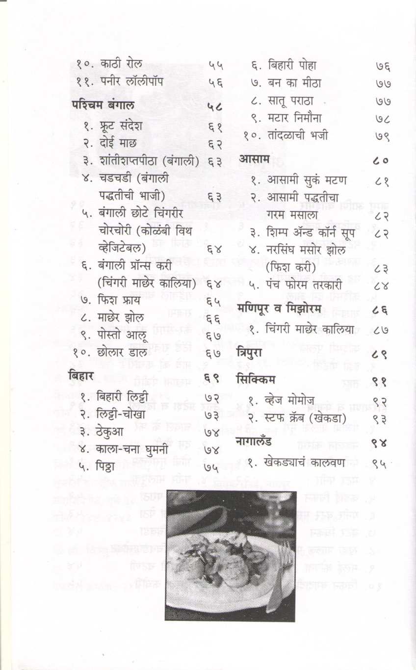 Bharatiya Khadyasanskruti (Uttar Bharat) ( भारतीय खाद्यसंस्कृती (उत्तर भारत) ) by Vishnu Manohar ( विष्णू मनोहर )