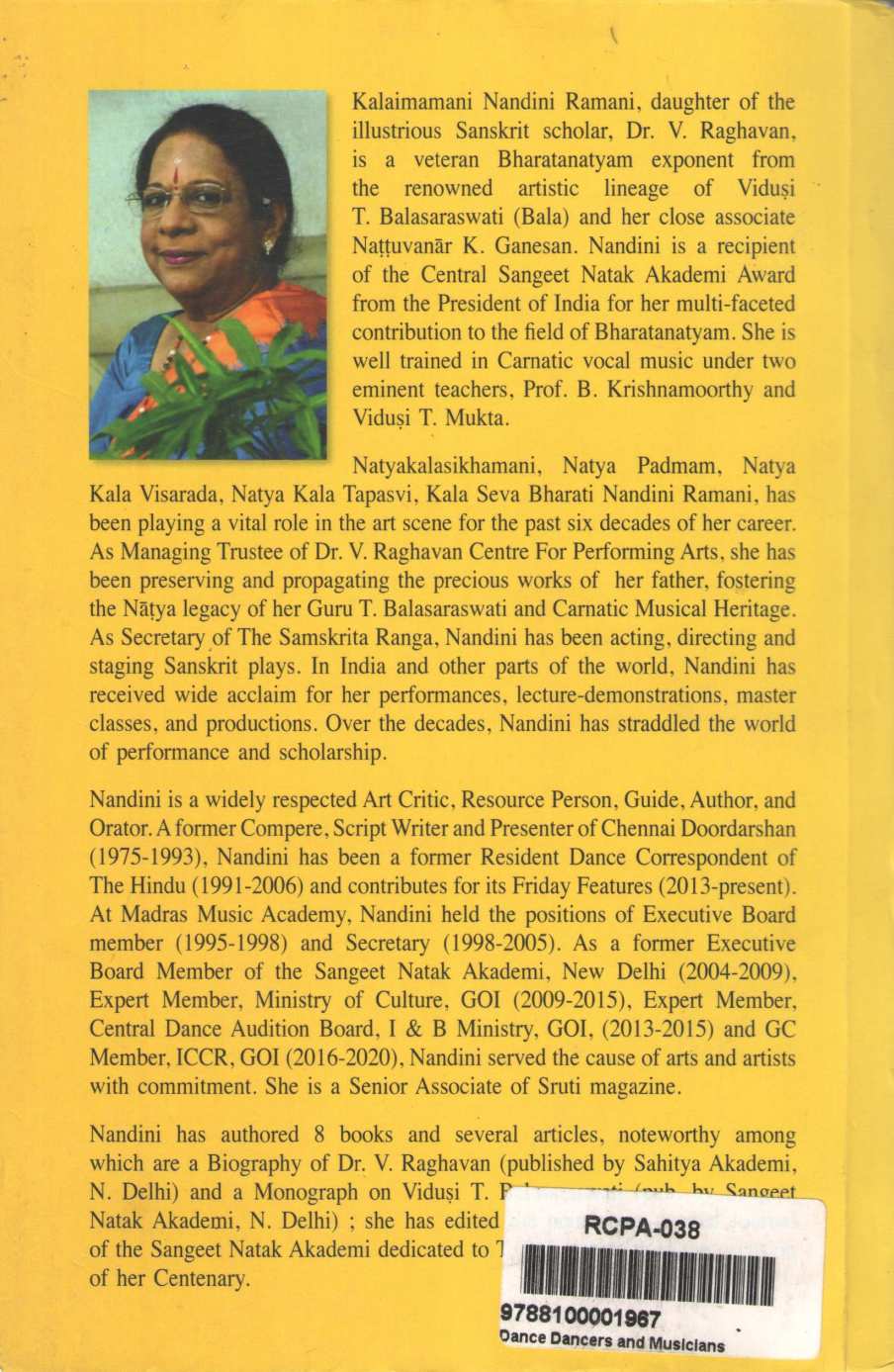 Dance Dancers And Musicians ( Dance Dancers And Musicians ) by Dr. V. Raghavan ( Dr. V. Raghavan )