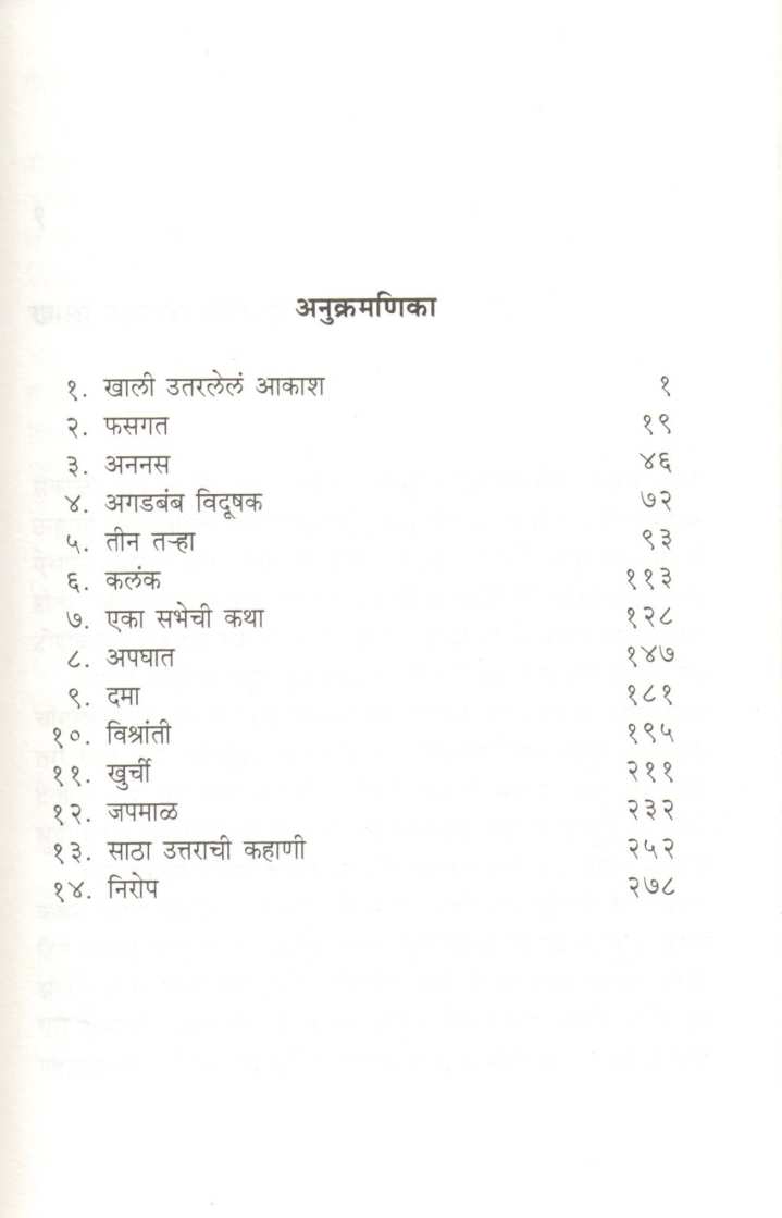 Khali Utarlel Akash ( खाली उतरलेलं आकाश ) by Gangadhar Gadagil ( गंगाधर गाडगीळ )