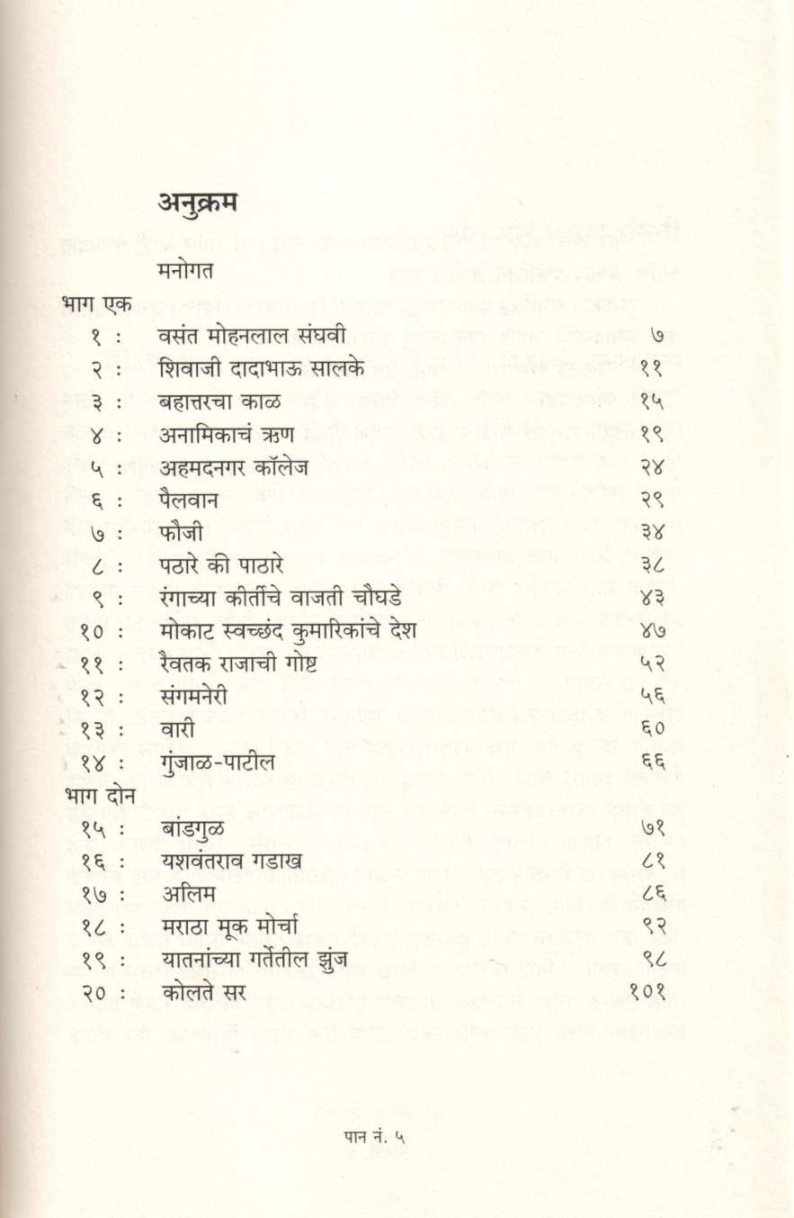 Nisatleli Pane ( निसटलेली पाने ) by Rangnath Pathare ( रंगनाथ पठारे )