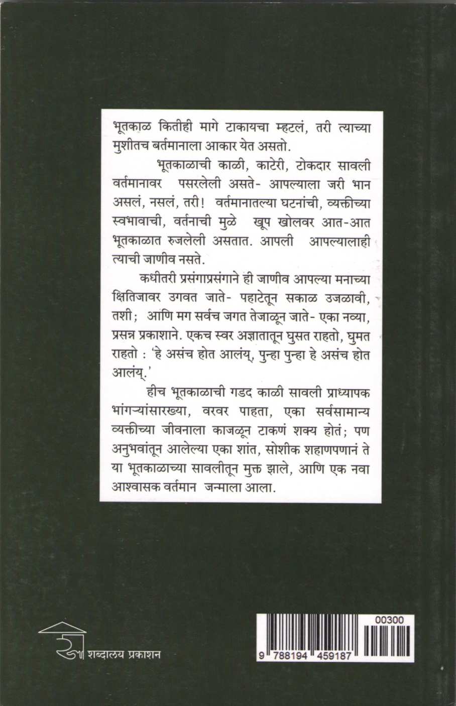 Tokdar Sawaliche Vartaman ( टोकदार सावलीचे वर्तमान ) by Rangnath Pathare ( रंगनाथ पठारे )