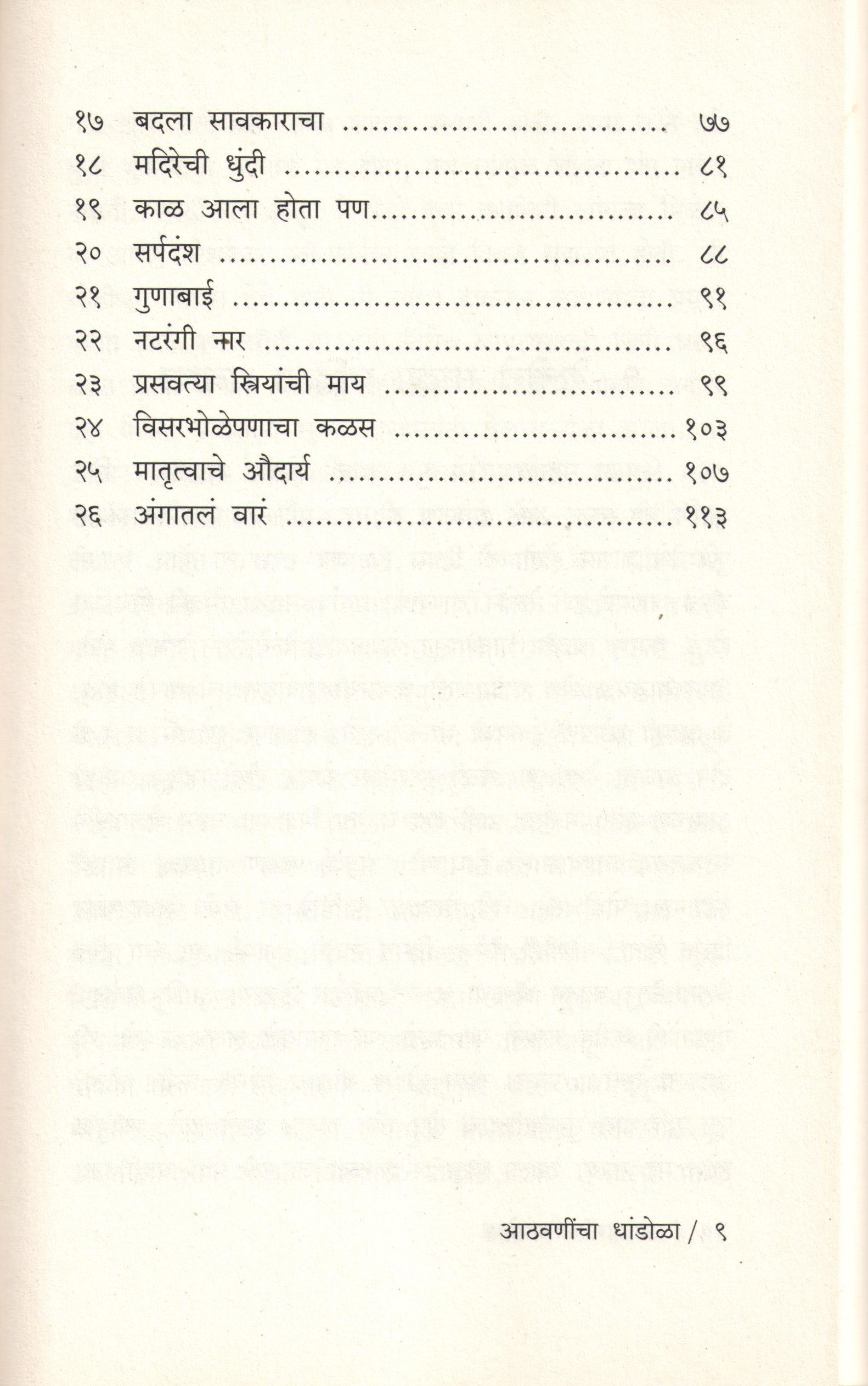 Athvanincha Dhandola Vyaktirekha V Kathasangraha ( आठवणींचा धांडोळा व्यक्तिरेखा व कथासंग्रह ) by P. S. Jagatap ( पी. एस. जगताप )