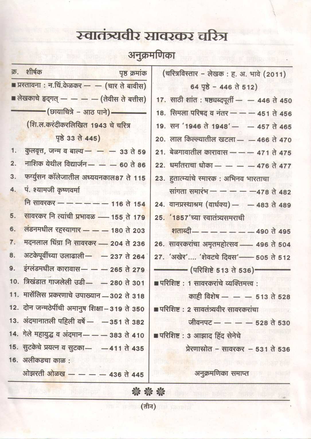Swatantryaveer Savarkar charitra ( स्वातंत्र्यवीर सावरकर चरित्र ) by Shivram Karandikar ( शिवराम करंदीकर )