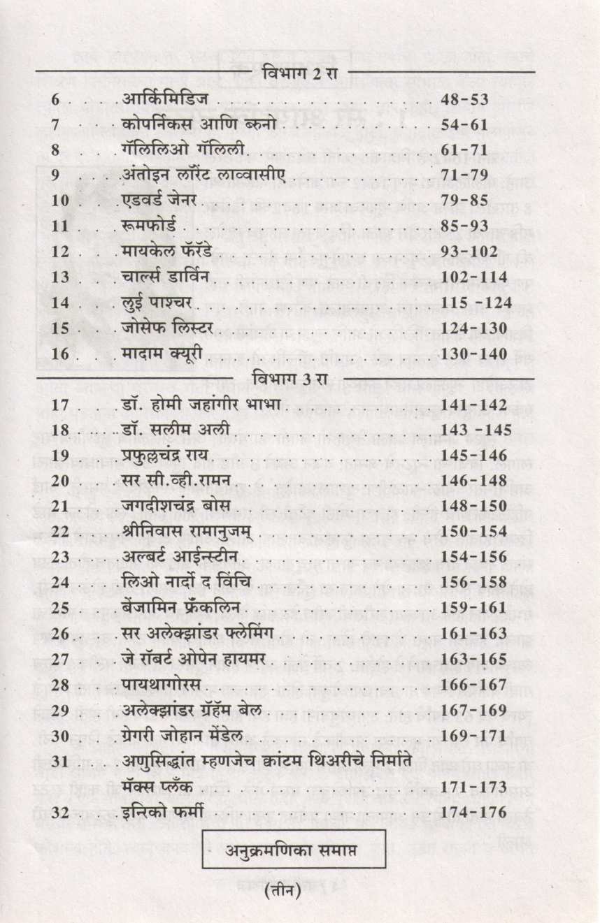 Battis Shastradnya ( बत्तीस शास्त्रज्ञ ) by H. A. Bhave ( ह. अ. भावे )