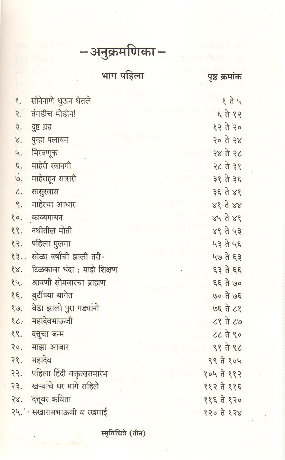 Smrutichitre ( स्मृतिचित्रे ) by Laxmibai Tilak ( लक्ष्मीबाई टिळक )
