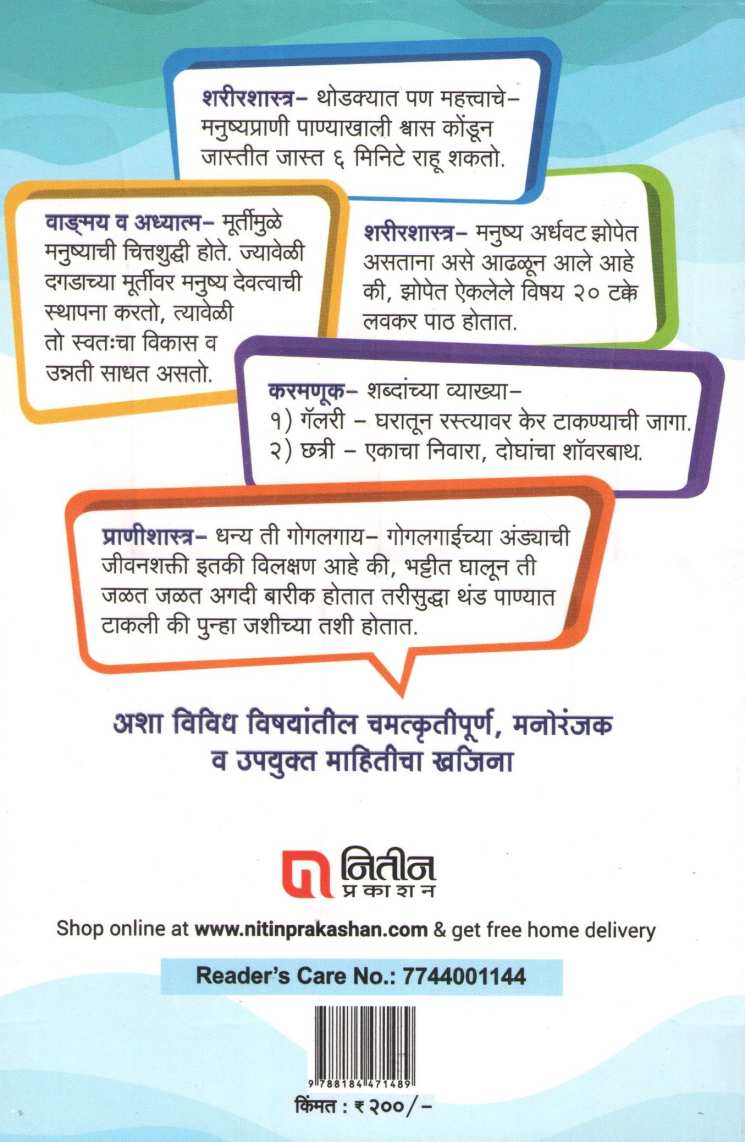 Dnyansagaratil Shimple : Suras ( ज्ञानसागरातील शिंपले : सुरस ) by Other ( इतर )