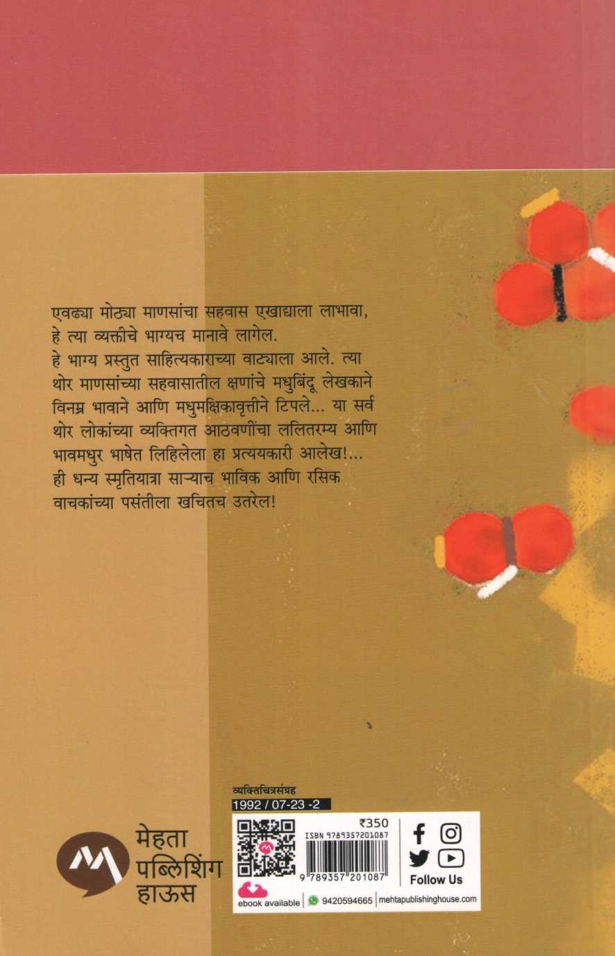 Smrutiyatra ( स्मृतियात्रा ) by B. D. Kher ( भा. द. खेर )