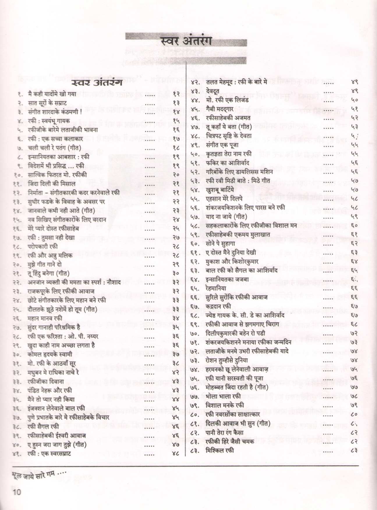 Sunahari Yaden Mohammad Rafi Ki ( सुनहरी यादें मोहम्मद रफी की ) by Shridhar Kulkarni ( श्रीधर कुलकर्णी )