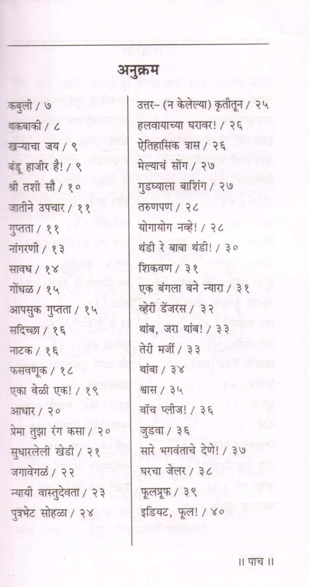 Hasyazare ( हास्यझरे ) by B. L. Mahabal ( भा. ल. महाबळ )