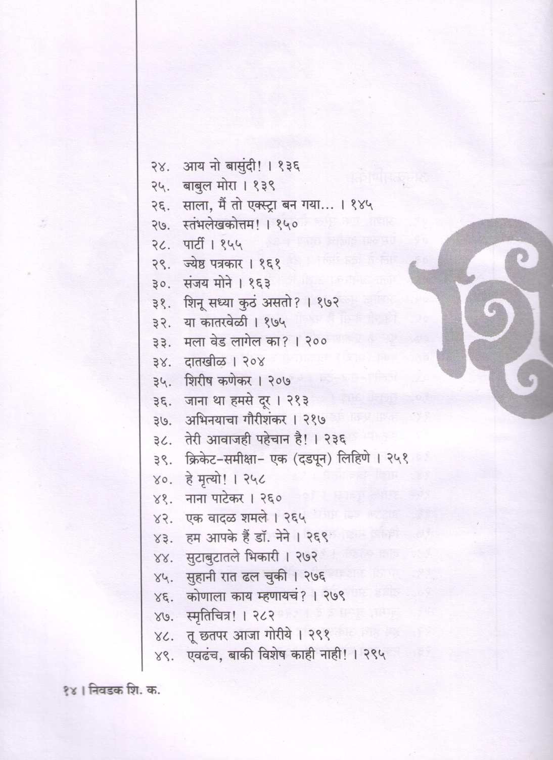 Nivdak Shi. Ka. ( निवडक शि.क. ) by Shirish Kanekar ( शिरीष कणेकर )