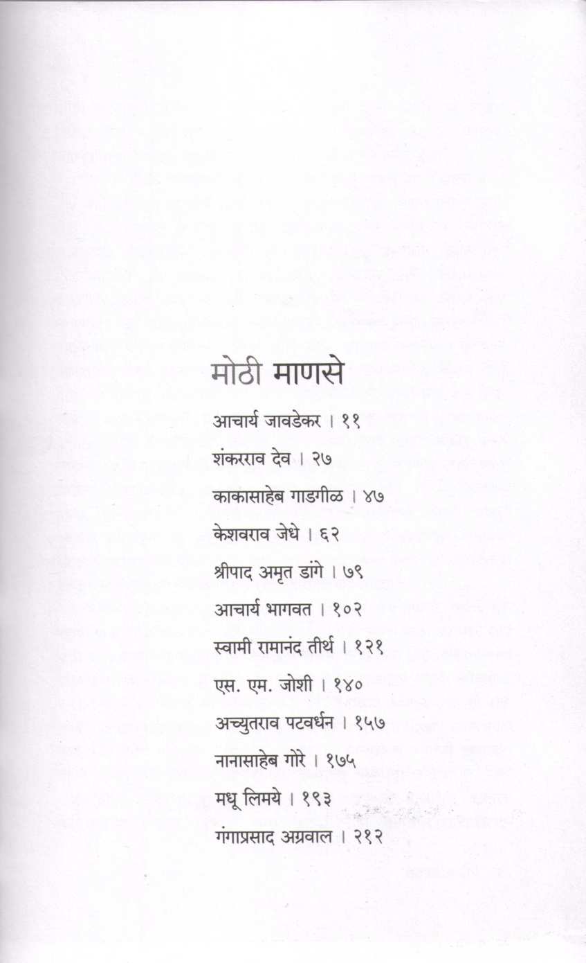 Mothi Manase ( मोठी माणसे ) by Narendra Chapalgavkar ( नरेन्द्र चपळगावकर )